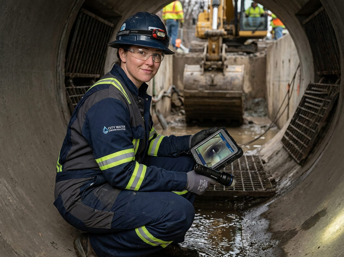 Sewer Line Inspection & Replacement in Woodway